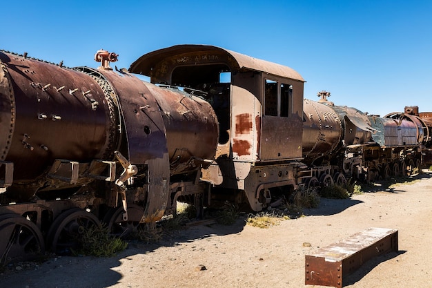 Cimitero del treno Cementerio de Trenes a Uyuni Bolivia