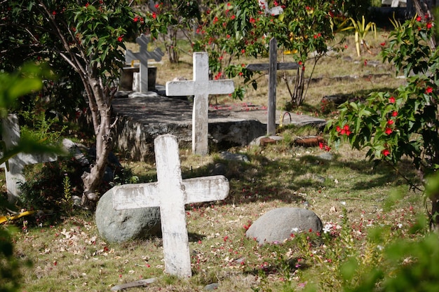 Cimitero rurale a Cuba