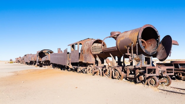 Cimitero treni Uyuni Bolivia