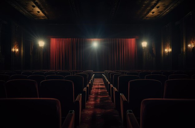 cinema e posti in auditorium