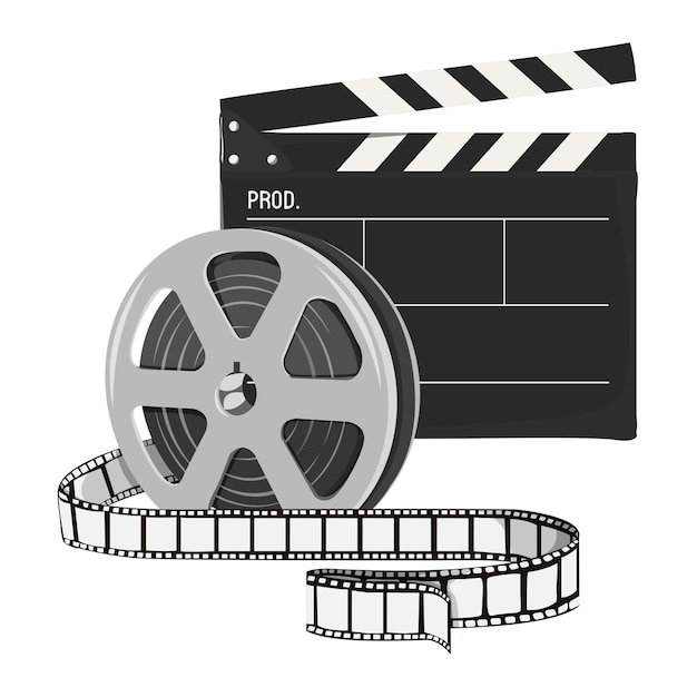 Cinema film png intrattenimento illustrazione sfondo trasparente