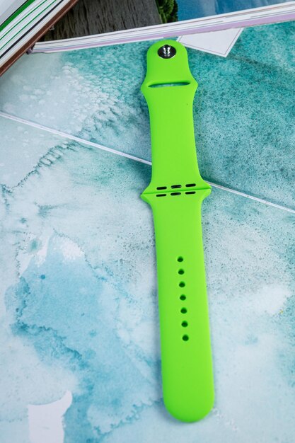 Cinturino o smartwatch Cinturino in silicone per orologio sportivo di colore verde Bracciale colorato per smartwatch