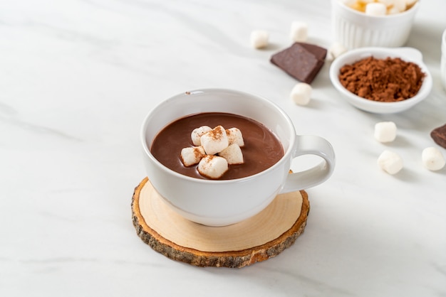 cioccolata calda con marshmallow