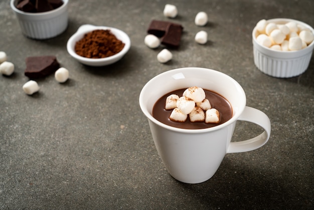 cioccolata calda con marshmallow