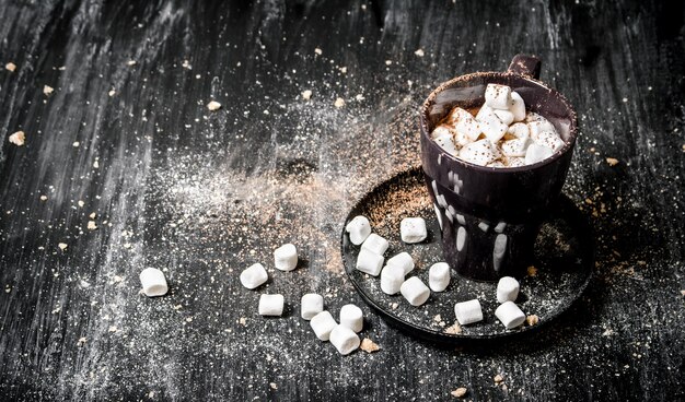 Cioccolata calda con marshmallow