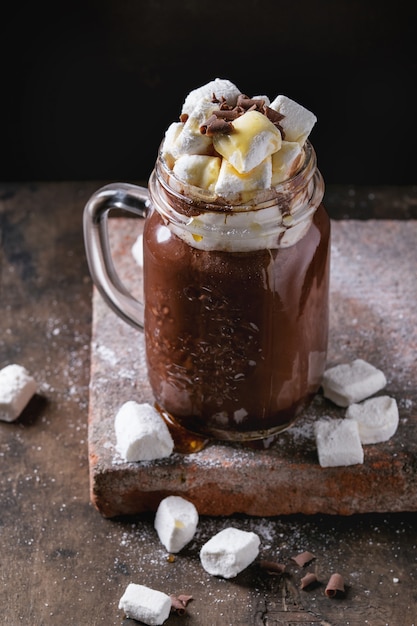 Cioccolata calda con marshmallow