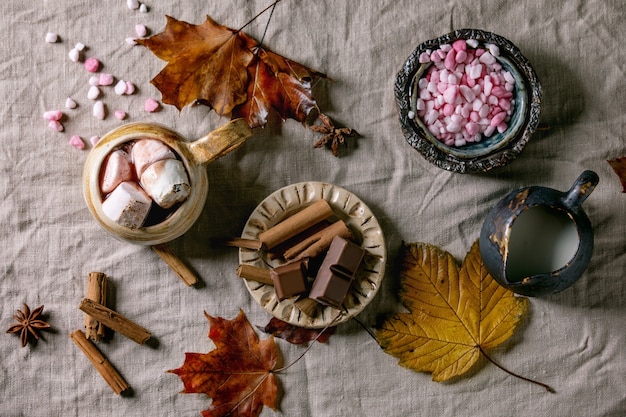 Cioccolata calda con marshmallow