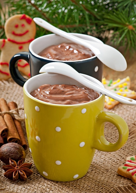Cioccolata calda e Pan di zenzero natalizio