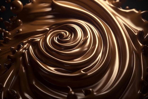 Cioccolata fondente calda Genera Ai