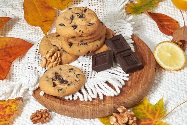 cioccolato e biscotti