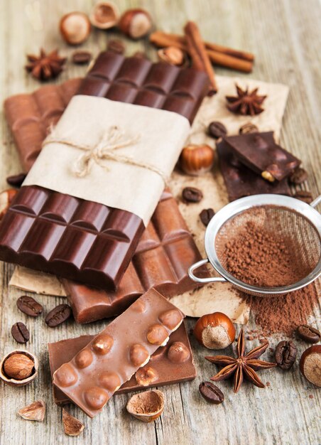 cioccolato e noci