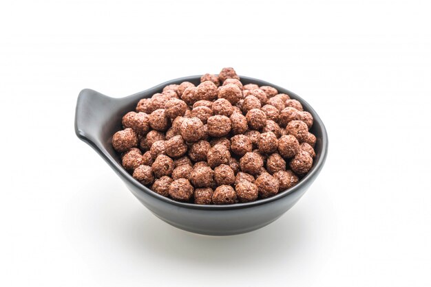 ciotola di cereali al cioccolato