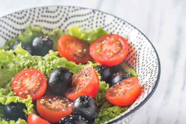 Ciotola di insalata fresca