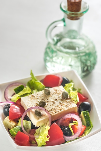 Ciotola di insalata greca