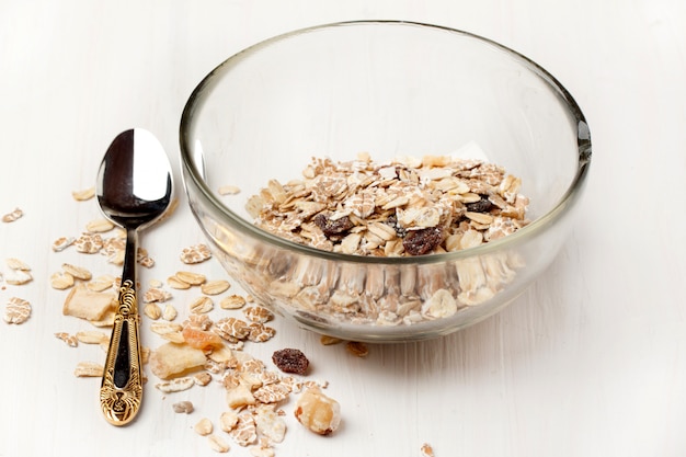 Ciotola di muesli secco