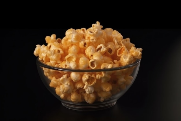 Ciotola di popcorn fresca Genera Ai