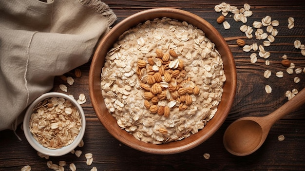 Ciotola di porridge d'avena