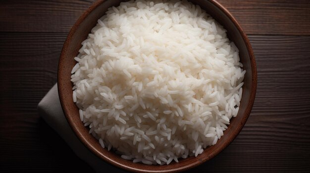 ciotola di riso bollito