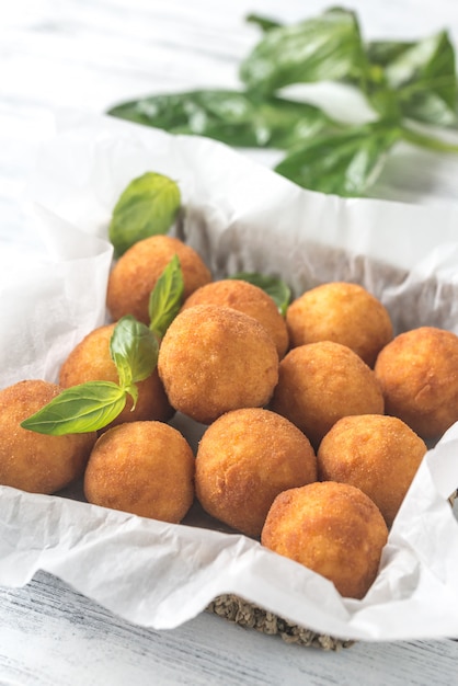 Ciotola rustica di arancini