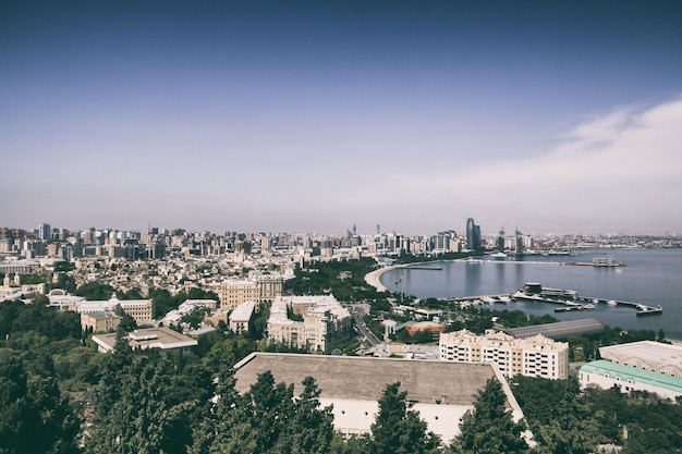 Ciry Baku View From Funicular, città dell'Azerbaigian