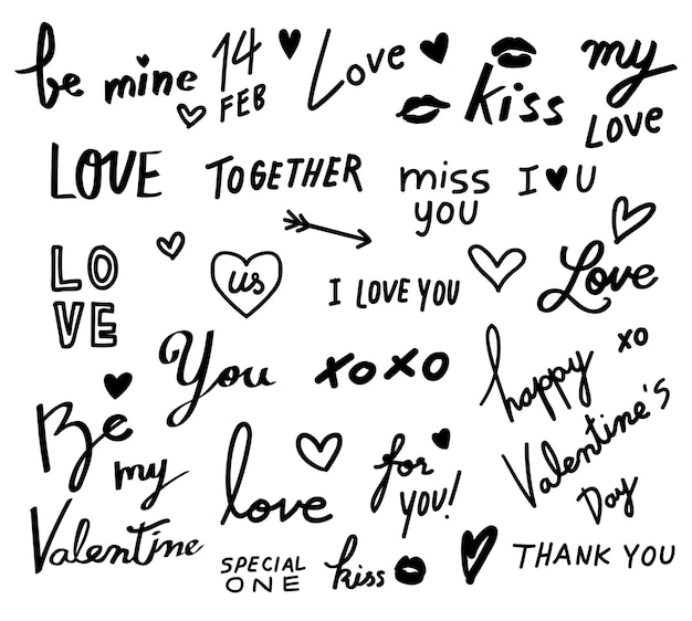 Citazioni scritte a mano per il giorno di San Valentino