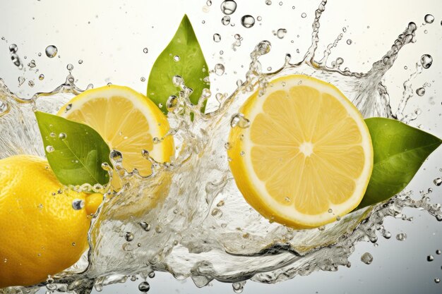 Citrus Symphony Limoni immersi in acqua frizzante