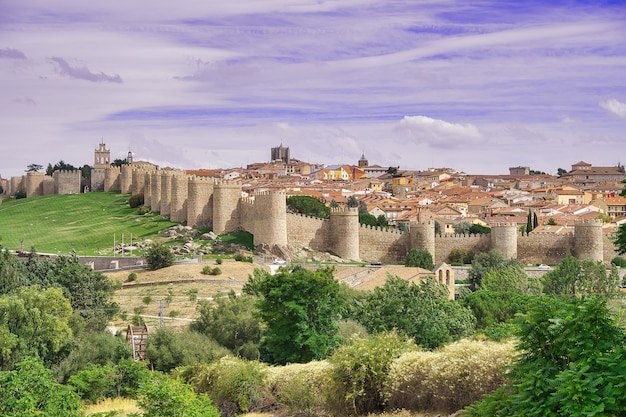 città Avila di spagna