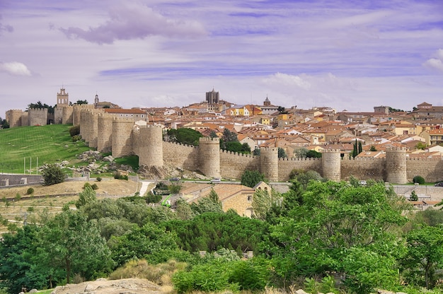 città Avila di spagna