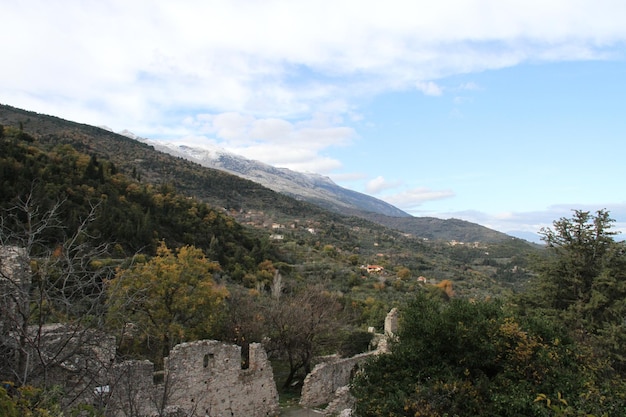 Città bizantina di Mystra Grecia