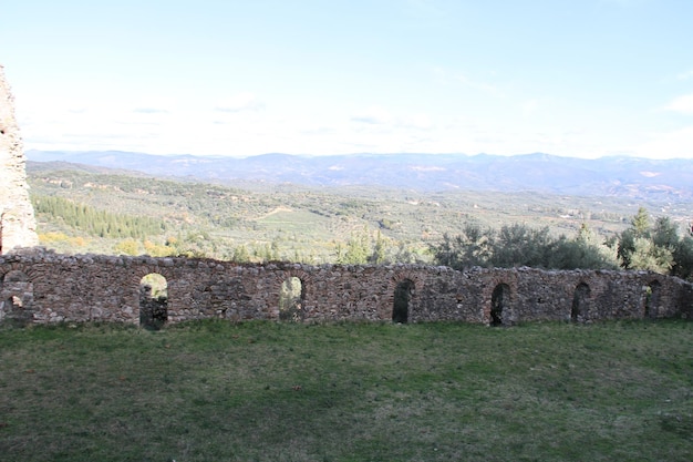 Città bizantina di Mystra Grecia