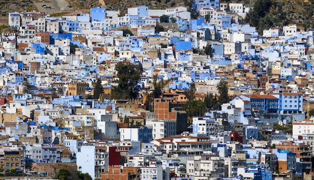 Città blu Chefchaouen in Marocco