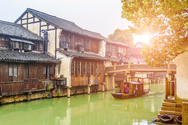 Città dell&#39;acqua di Jiangnan, Wuzhen