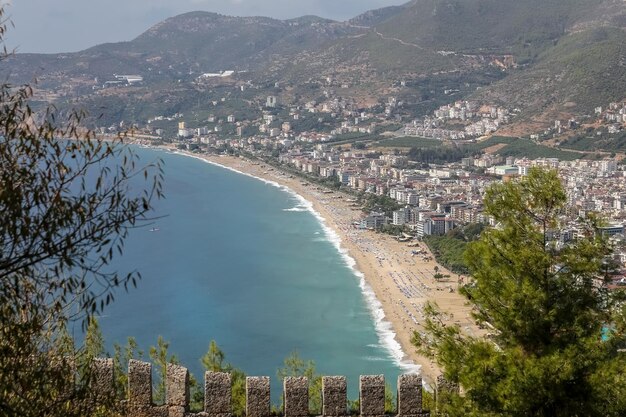 Città di Alanya ad Antalya in Turchia