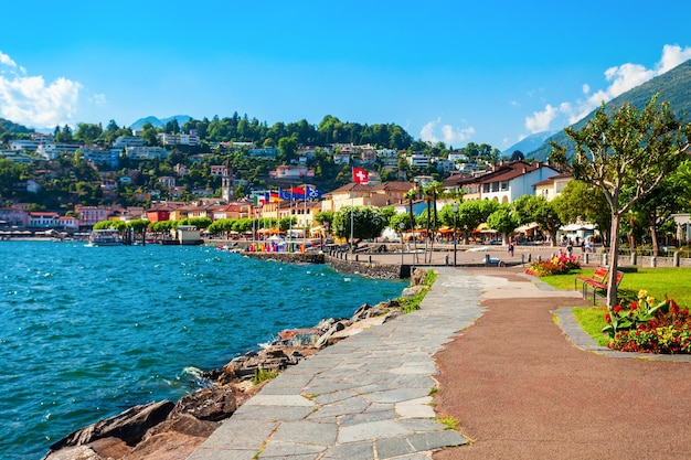 Città di Ascona vicino a Locarno Svizzera