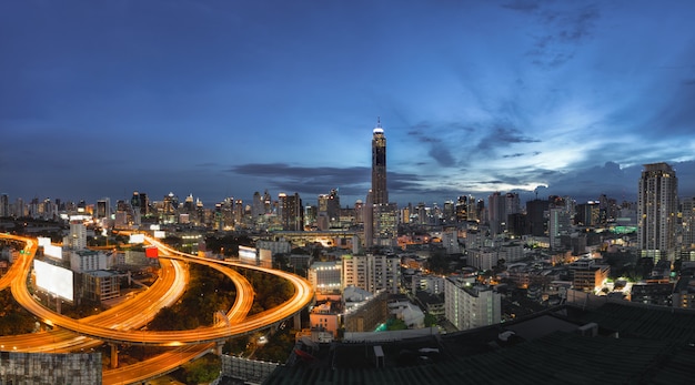 Città di Bangkok Cityscape della Thailandia