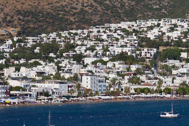 Città di Bodrum da Mugla Turchia