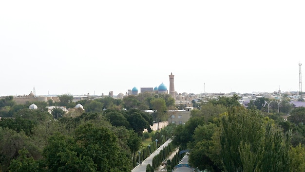 Città di Bukhara dall'alto