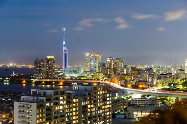 Città di Fukuoka in Giappone