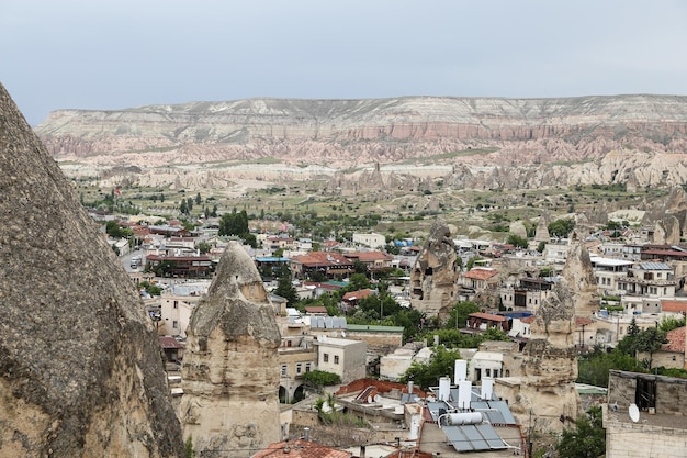 Città di Goreme in Cappadocia