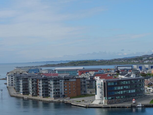 Città di Haugesund in Norvegia.