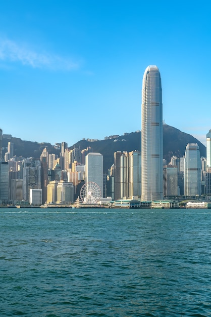 Città di Hong Kong e architettura moderna