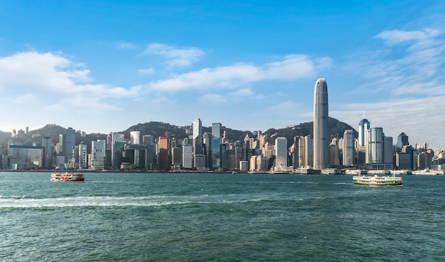 Città di Hong Kong e architettura moderna