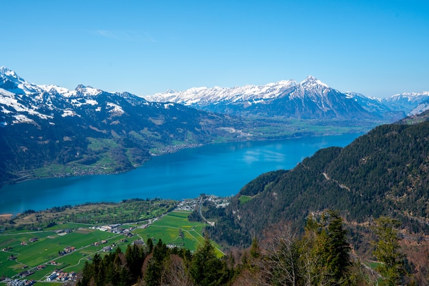 Città di Interlaken e Jungfrau, Svizzera