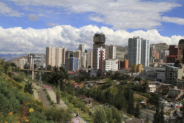 Città di La Paz Bolivia