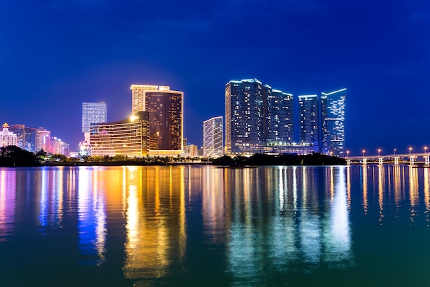 Città di Macao di notte