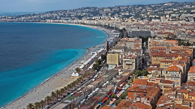 Città di Nizza Vista panoramica