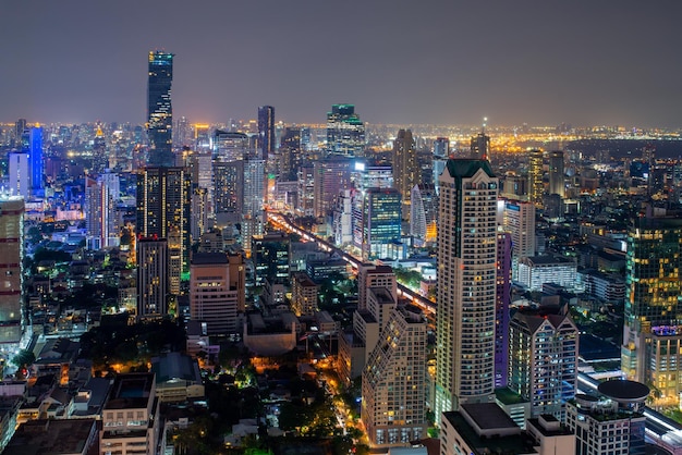 Città di notte Bangkok