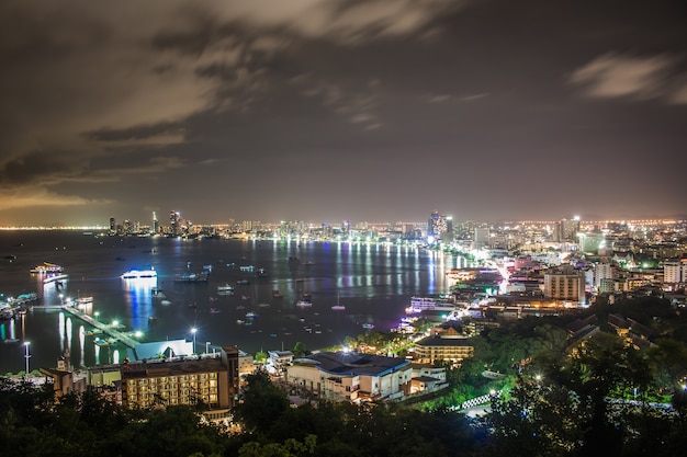 Città di Pattaya in Tailandia.