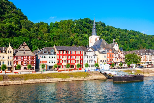 Città di Sankt Goar in Germania