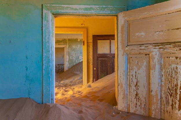 Città fantasma di Kolmanskop vicino a Luderitz in Namibia.